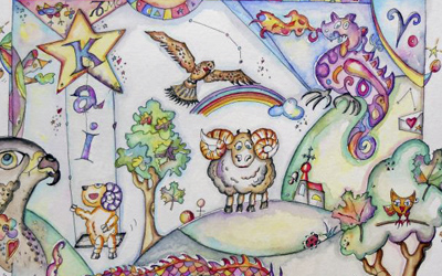 lanakunst* Tierkreiszeichen 1